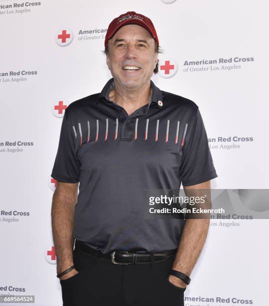 Actor Kevin Nealon attends American Red Cross Los Angeles Region's 4th Annual Celebrity Golf Tournament at Lakeside Golf Club on April 17, 2017 in...