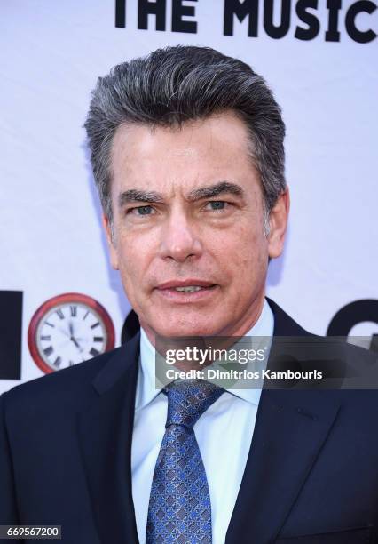 Peter Gallagher attends the "Groundhog Day" Broadway Opening Night at August Wilson Theatre on April 17, 2017 in New York City.