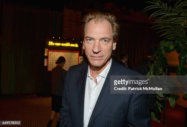 Julian Sands attends The Turtle Conservancy's 4th Annual Turtle Ball at The Bowery Hotel on April 17, 2017 in New York City.