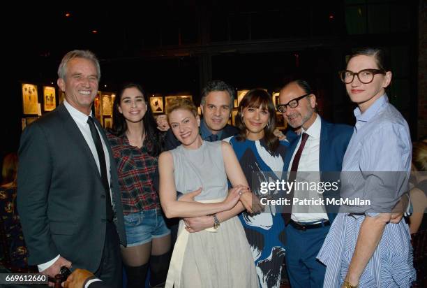 Robert F. Kennedy Jr., Sarah Silverman, Sunrise Coigney, Mark Ruffalo, Rashida Jones, Fisher Stevens and Jenna Lyons attend The Turtle Conservancy's...