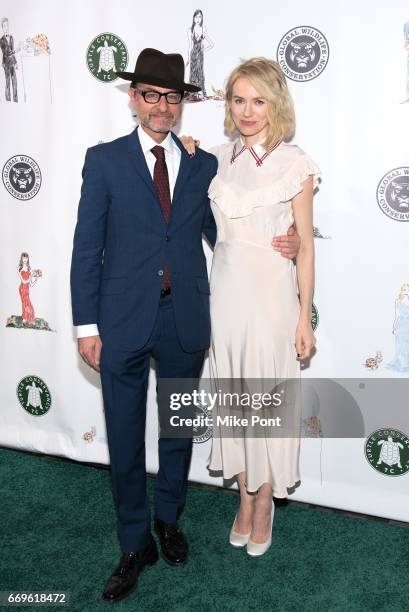 Fisher Stevens and Naomi Watts attend the 2017 Turtle Ball at The Bowery Hotel on April 17, 2017 in New York City.