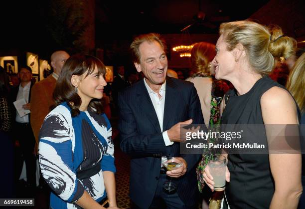 Rashida Jones, Julian Sands and Alexis Bloom attend The Turtle Conservancy's 4th Annual Turtle Ball at The Bowery Hotel on April 17, 2017 in New York...