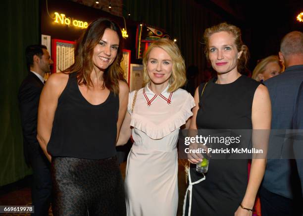 Roberta Mastromichele, Naomi Watts and Alexis Bloom attend The Turtle Conservancy's 4th Annual Turtle Ball at The Bowery Hotel on April 17, 2017 in...