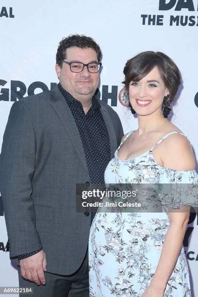 Bobby Moynihan and Brynn O'Malley attends the 'Groundhog Day' Broadway Opening Night at August Wilson Theatre on April 17, 2017 in New York City.