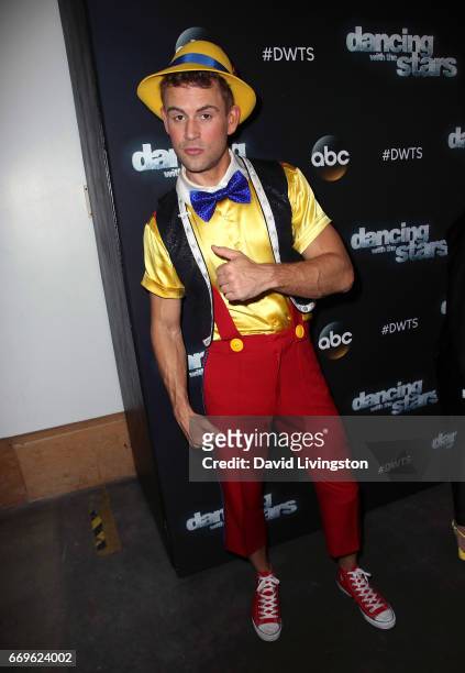 Personality Nick Viall attends "Dancing with the Stars" Season 24 at CBS Televison City on April 17, 2017 in Los Angeles, California.