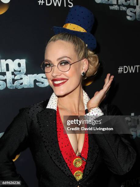 Dancer Peta Murgatroyd attends "Dancing with the Stars" Season 24 at CBS Televison City on April 17, 2017 in Los Angeles, California.