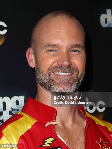 Former MLB player David Ross attends "Dancing with the Stars" Season 24 at CBS Televison City on April 17, 2017 in Los Angeles, California.