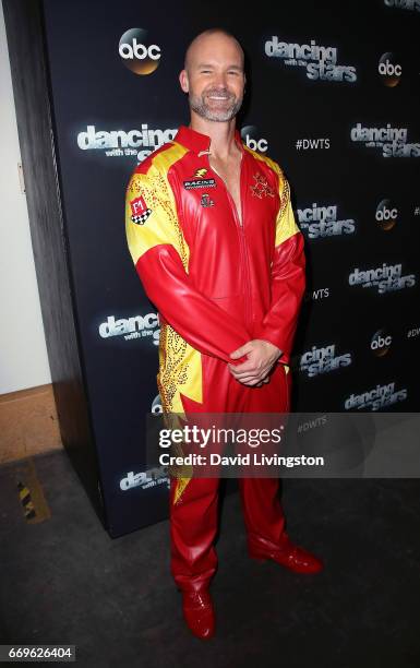 Former MLB player David Ross attends "Dancing with the Stars" Season 24 at CBS Televison City on April 17, 2017 in Los Angeles, California.