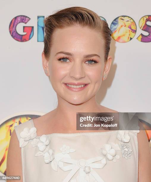 Actress Britt Robertson arrives at the premiere of Netflix's "Girlboss" at ArcLight Cinemas on April 17, 2017 in Hollywood, California.