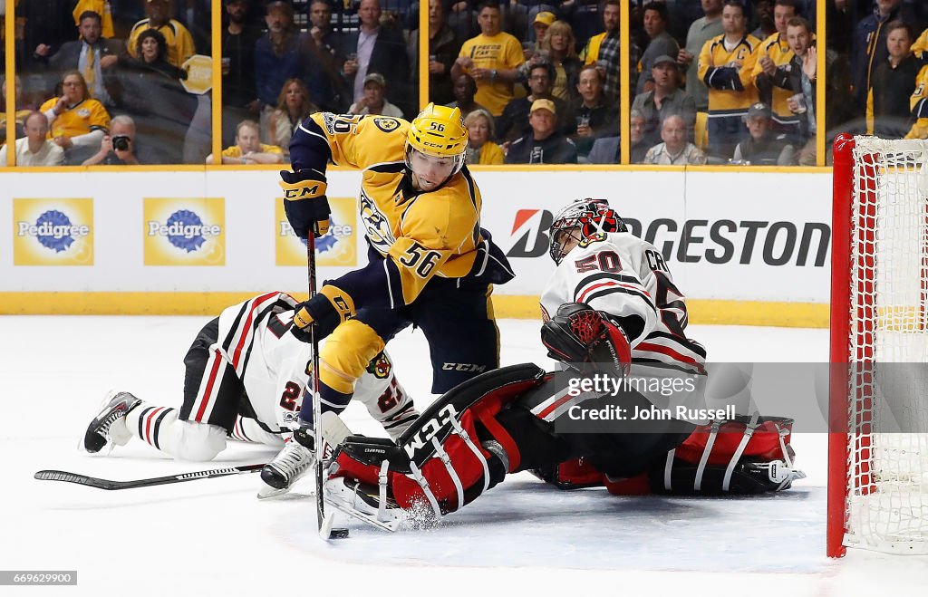 Chicago Blackhawks v Nashville Predators - Game Three