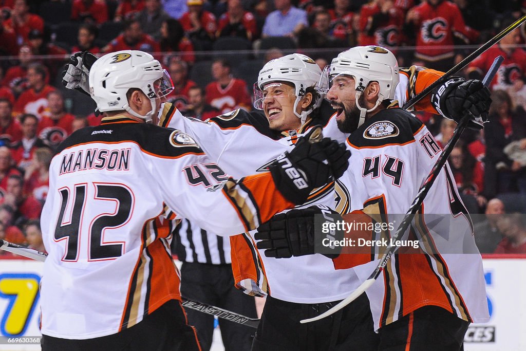 Anaheim Ducks v Calgary Flames - Game Three