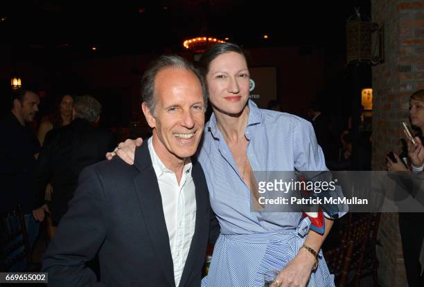 Michael Halsband and Jenna Lyons attend The Turtle Conservancy's 4th Annual Turtle Ball at The Bowery Hotel on April 17, 2017 in New York City.