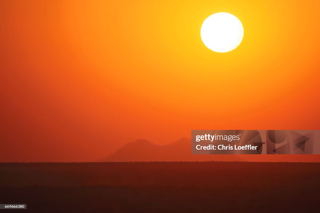 Sunset Namibian Desert