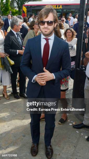 Rosauro Varo attends the bullfighting at Maestranza bullring on April 16, 2017 in Seville, Spain.