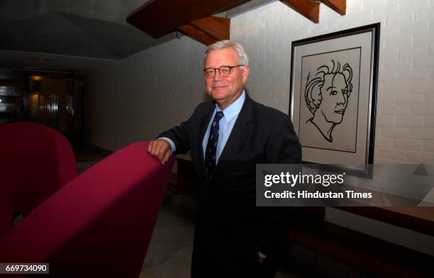 Bob Hiensch, Netherlands Ambassador to India, photographed at the Embassy in New Delhi.