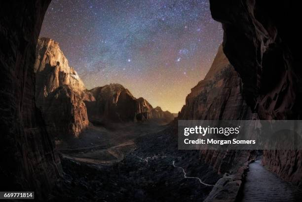 dusk : utah - colorado plateau stock pictures, royalty-free photos & images