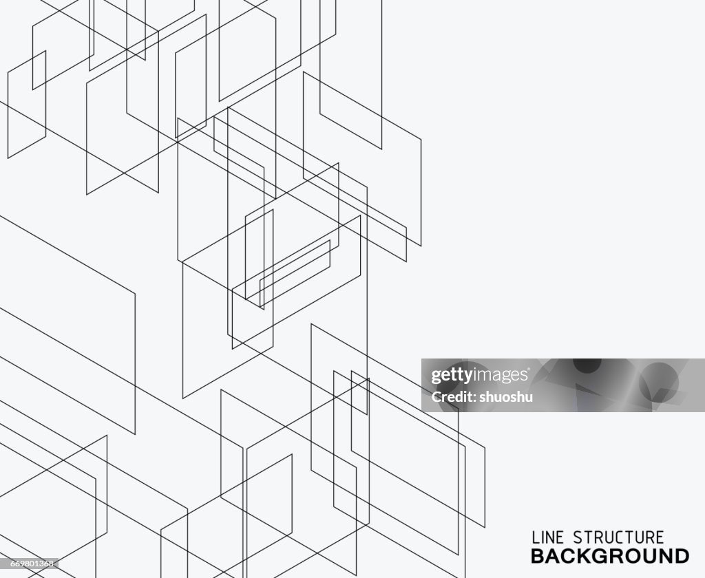 Typical Line Structures Line Structure Background High-Res Vector Graphic - Getty Images