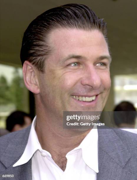 Actor Alec Baldwin arrives at the premiere of the movie "Thomas and The Magic Railroad," July 22, 2000 in Los Angeles. Film star Alec Baldwin has...