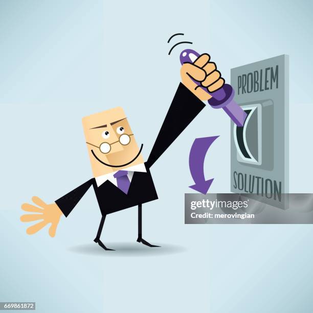switch for solution - toggle switch stock illustrations