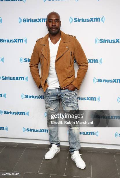 Morris Chestnut visits at SiriusXM Studios on April 18, 2017 in New York City.