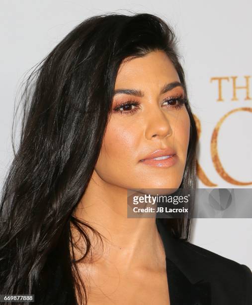 Kourtney Kardashian attends the premiere of Open Road Films' 'The Promise' on April 12, 2017 in Hollywood, California.