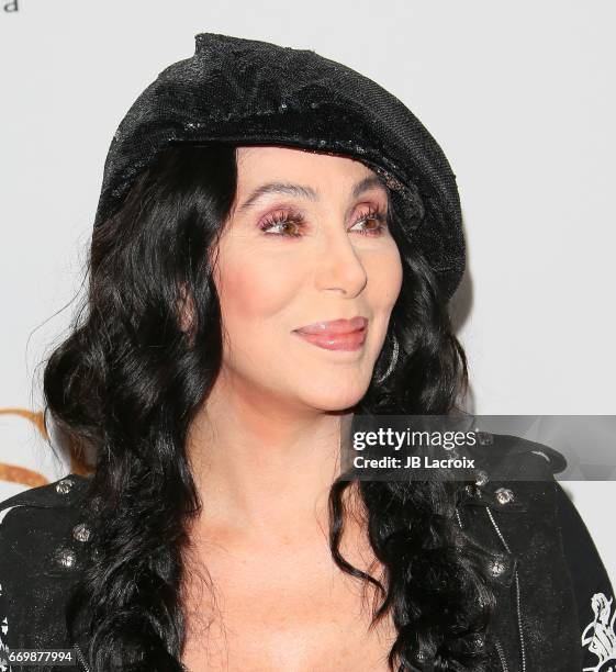 Singer Cher attends the premiere of Open Road Films' 'The Promise' on April 12, 2017 in Hollywood, California.