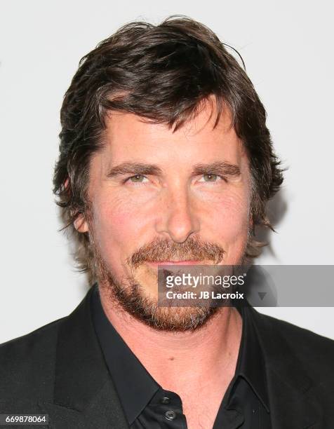 Christian Bale attends the premiere of Open Road Films' 'The Promise' on April 12, 2017 in Hollywood, California.