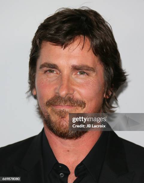 Christian Bale attends the premiere of Open Road Films' 'The Promise' on April 12, 2017 in Hollywood, California.