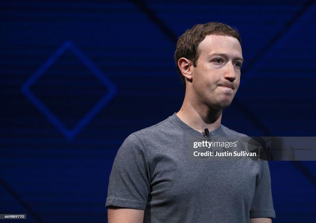 Mark Zuckerberg Delivers Keynote Address At Facebook F8 Conference