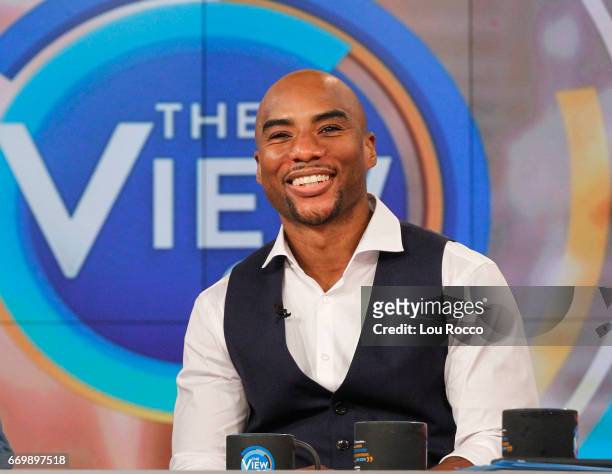Charlamagne Tha God is the guest, Tuesday, April 18, 2017 on Walt Disney Television via Getty Images's "The View." "The View" airs Monday-Friday on...