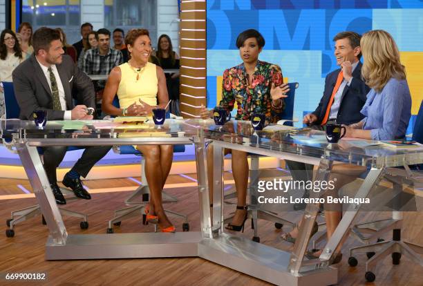 Jennifer Hudson is a guest on "Good Morning America," Monday, April 17, 2017 airing on the Walt Disney Television via Getty Images Television...