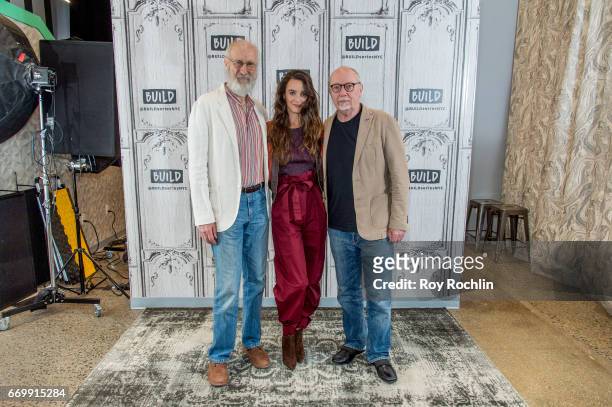 James Cromwell, Charlotte Le Bon and Terry George discuss "The Promise" with the build sreis at Build Studio on April 18, 2017 in New York City.