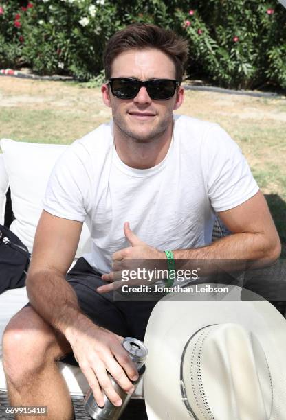 Scott Eastwood attends The Hyde Away, hosted by Republic Records & SBE, presented by Hudson and bareMinerals during Coachella on April 15, 2017 in...