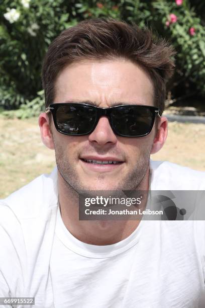 Scott Eastwood attends The Hyde Away, hosted by Republic Records & SBE, presented by Hudson and bareMinerals during Coachella on April 15, 2017 in...