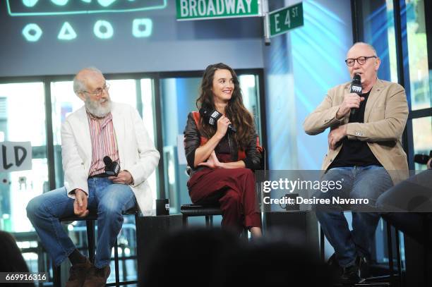 Actors James Cromwell, Charlotte Le Bon and director Terry George attend Build Series to discuss 'The Promise' at Build Studio on April 18, 2017 in...