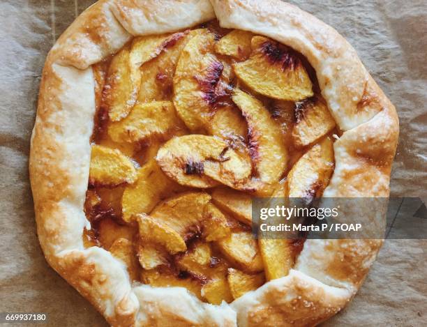 Pie High View 86 Peach Pie Top View Stock Photos, High-Res Pictures, and Images ...
