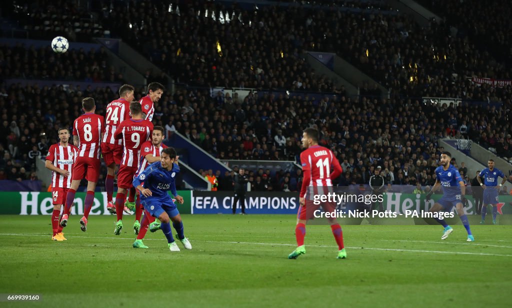 Leicester City v Atletico Madrid - UEFA Champions League - Quarter Final - Second Leg - King Power Stadium