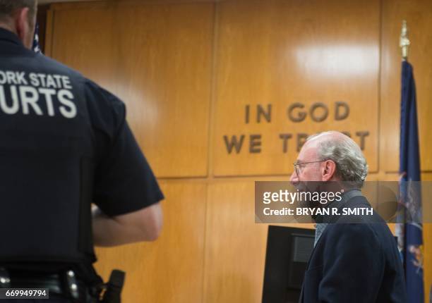 Stanley Patz exits the courtroom following the sentencing of Pedro Hernandez, convicted for the 1979 kidnapping and murdering of his six-year-old...