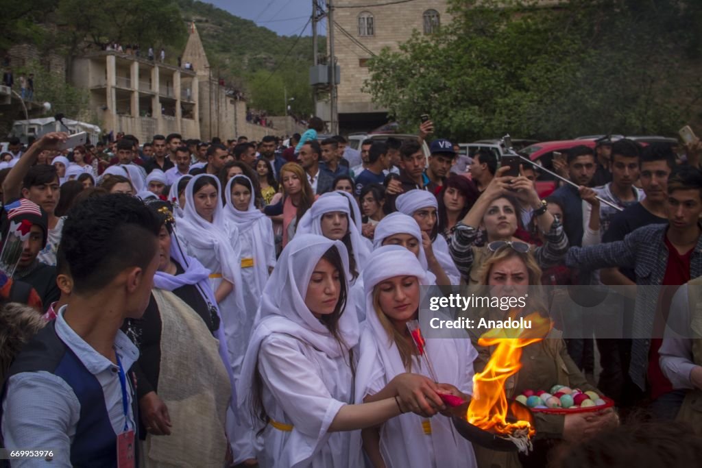 Iraqi Yezidis celebrate Red Wednesday