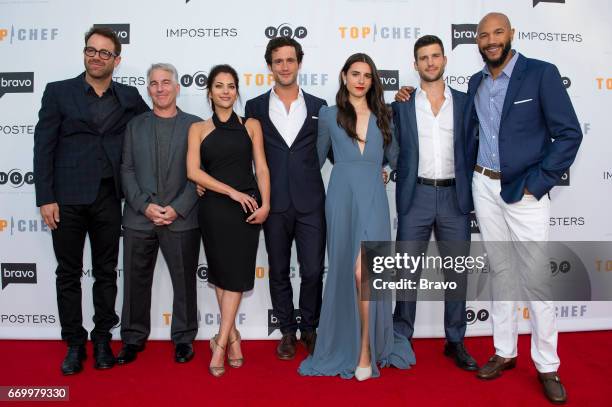 Imposters & Top Chef FYC Emmy Event" -- Pictured: Paul Adelstein, Brian Benben, Inbar Lavi, Rob Heaps, Marianne Rendon, Parker Young, Stephen Bishop...