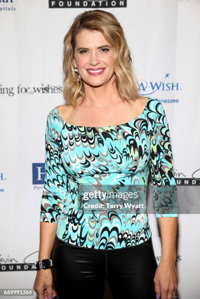 Kristy Swanson attends the 16th Annual Waiting for Wishes Celebrity Dinner Hosted by Kevin Carter & Jay DeMarcus on April 18, 2017 in Nashville,...