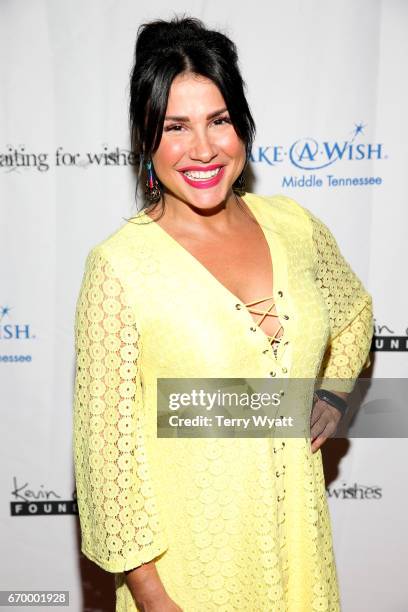 Rachel Baribeau attends the 16th Annual Waiting for Wishes Celebrity Dinner Hosted by Kevin Carter & Jay DeMarcus on April 18, 2017 in Nashville,...