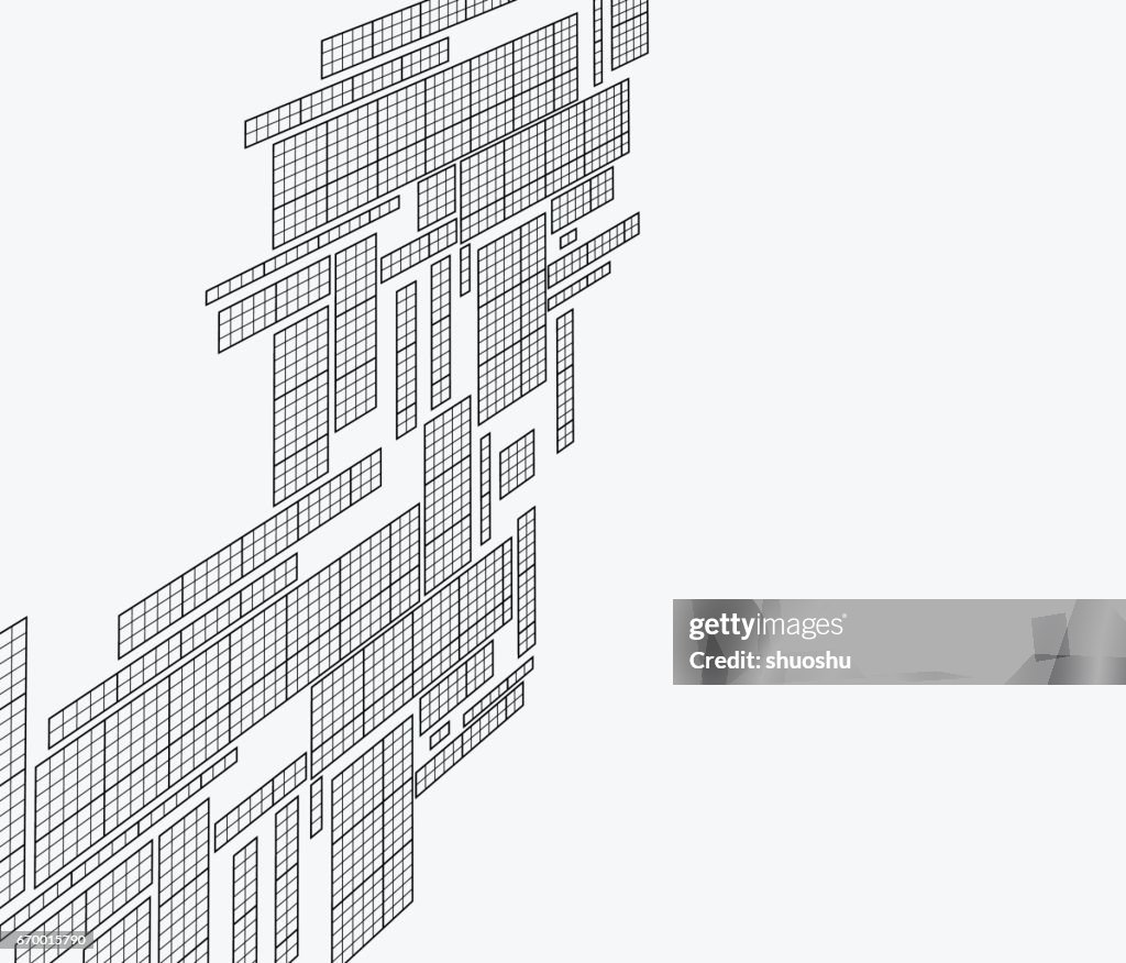 Chex Line Pattern Gray Check Line Technology Pattern Background High-Res Vector Graphic ...