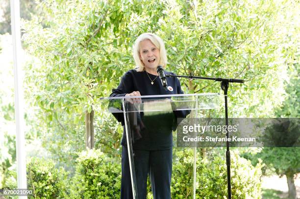 Astrid Heger attends the annual H.E.A.R.T. Brunch featuring Stella McCartney on April 18, 2017 in Los Angeles, California.