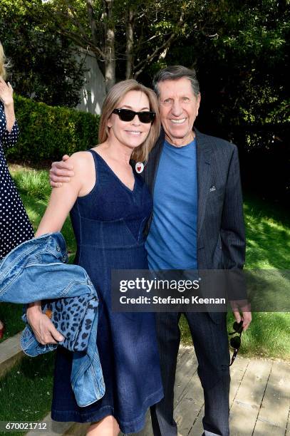 Annika Somer and Abe Somer attend the annual H.E.A.R.T. Brunch featuring Stella McCartney on April 18, 2017 in Los Angeles, California.