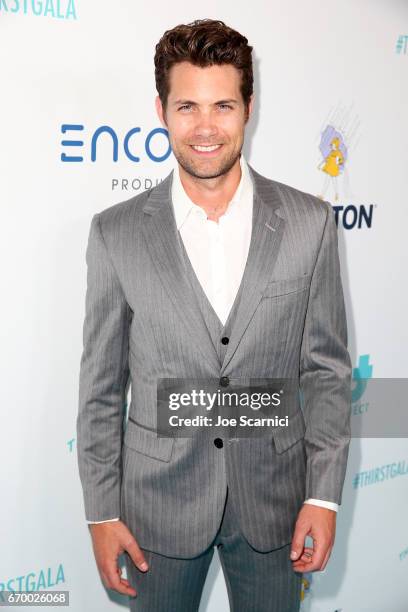 Actor Drew Seeley attends the Thirst Project's 8th Annual thirst Gala at Beverly Hills Hotel on April 18, 2017 in Beverly Hills, California.