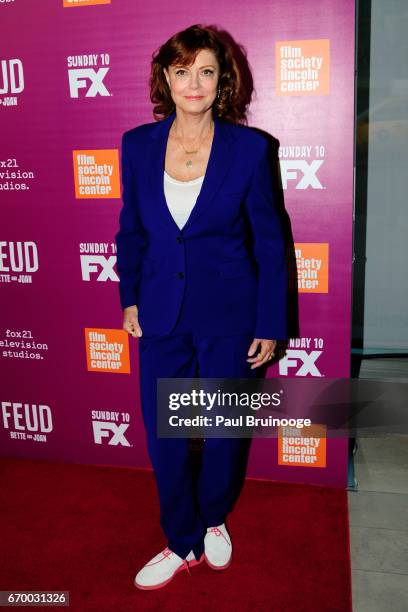 Susan Sarandon attends the "Latin History For Morons" Opening Night Celebration at The Public Theater on March 27, 2017 in New York City.