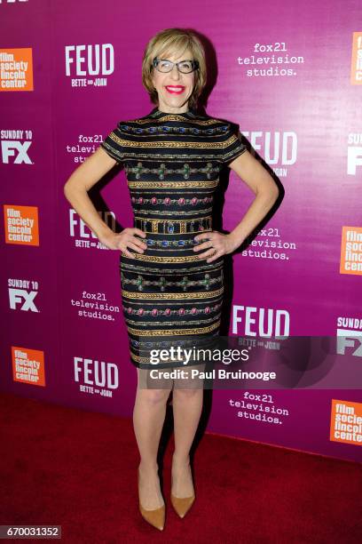 Jackie Hoffman attends the "Latin History For Morons" Opening Night Celebration at The Public Theater on March 27, 2017 in New York City.