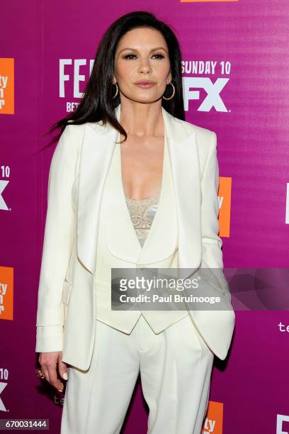 Catherine Zeta-Jones attends the "Latin History For Morons" Opening Night Celebration at The Public Theater on March 27, 2017 in New York City.