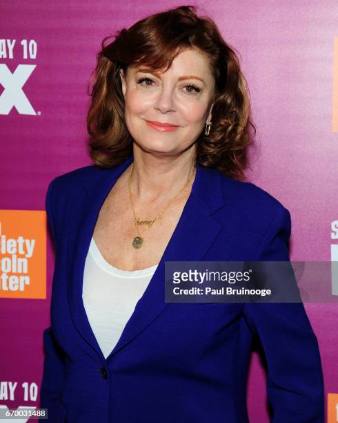 Susan Sarandon attends the "Latin History For Morons" Opening Night Celebration at The Public Theater on March 27, 2017 in New York City.